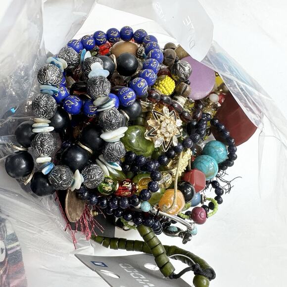 Jewelry Lot Craft Harvest Junk Wear Repair Bag #11 Weighs 1.14 Pounds - Picture 3 of 5